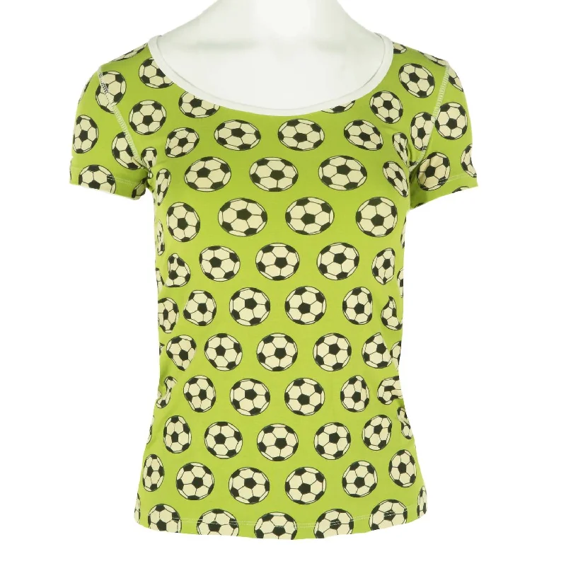 Women's High-Fashion Outfit Timeless Elegance Redefined Women's Short Sleeve Scoop Neck Tee In Meadow Soccer Women's High-Fashion Outfit Timeless Elegance Redefined Women's Short Sleeve Scoop Neck Tee In Meadow Soccer