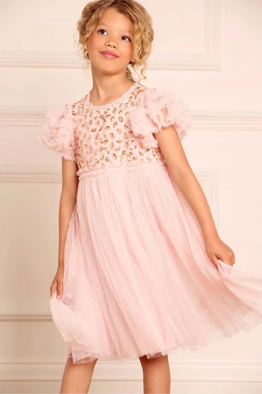 Women's Wardrobe Apparel Stylish Women's Apparel Autumn Leaves Bodice Kids Dress