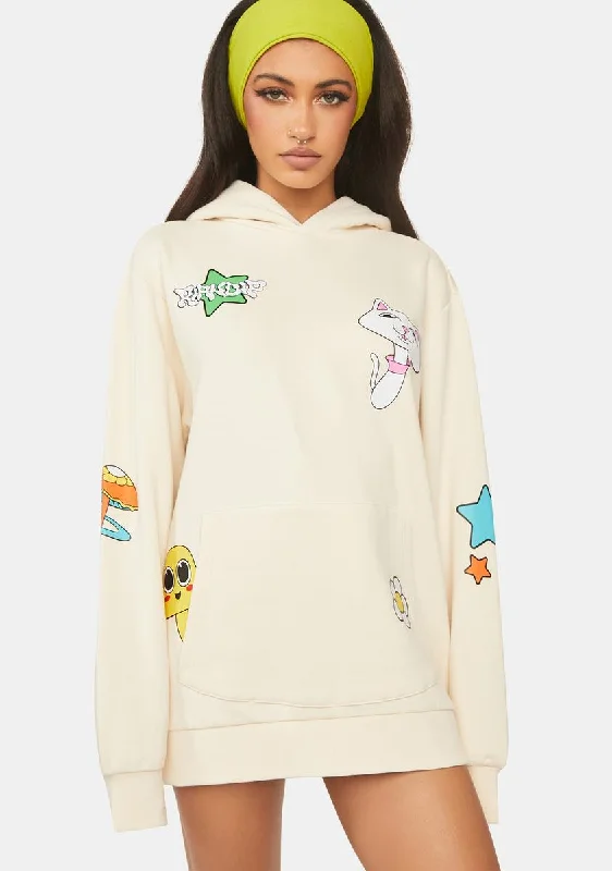 Women's Active Outfit For Fitness Premium Quality Garments Shroom Mania Graphic Hoodie Women's Active Outfit For Fitness Premium Quality Garments Shroom Mania Graphic Hoodie