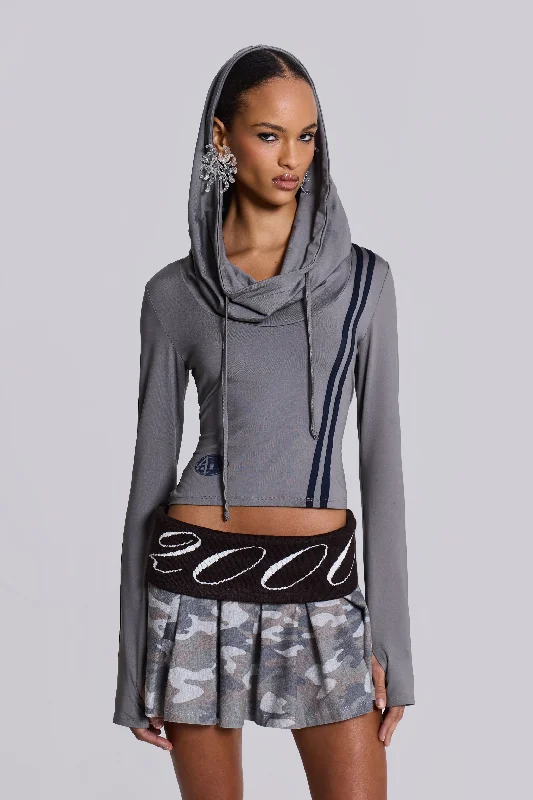 Women's Office Attire Limited Time Deal Trackstar Hooded Cowl Top