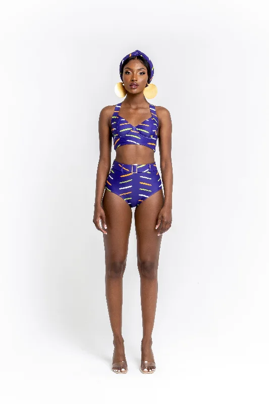 Women's Holiday Apparel Relaxed Style RAYO swimsuit bikini top