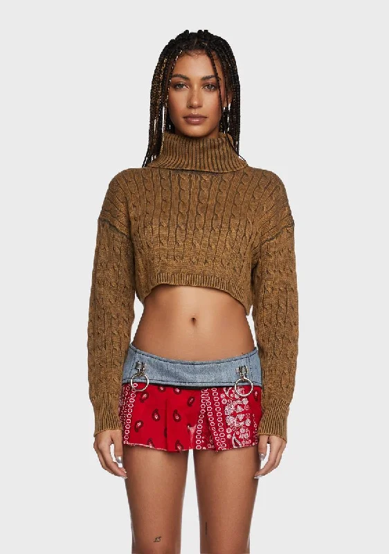 Stop And Stare Turtleneck Sweater