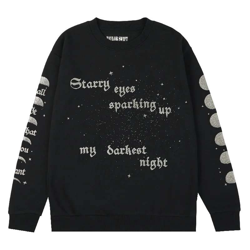 Women's Outfit Style Streetwear Sparking Up My Darkest Night Crewneck