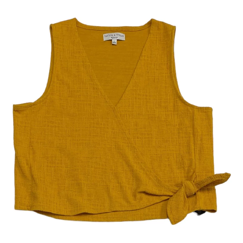 Yellow Top Sleeveless Madewell, Size L