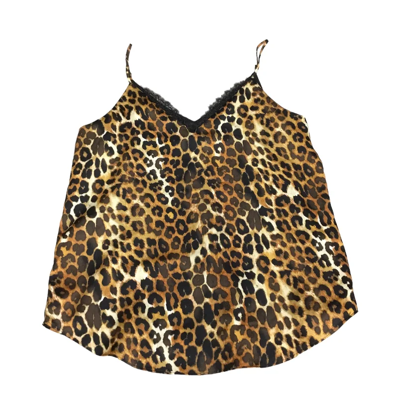 Animal Print Top Sleeveless Express, Size S