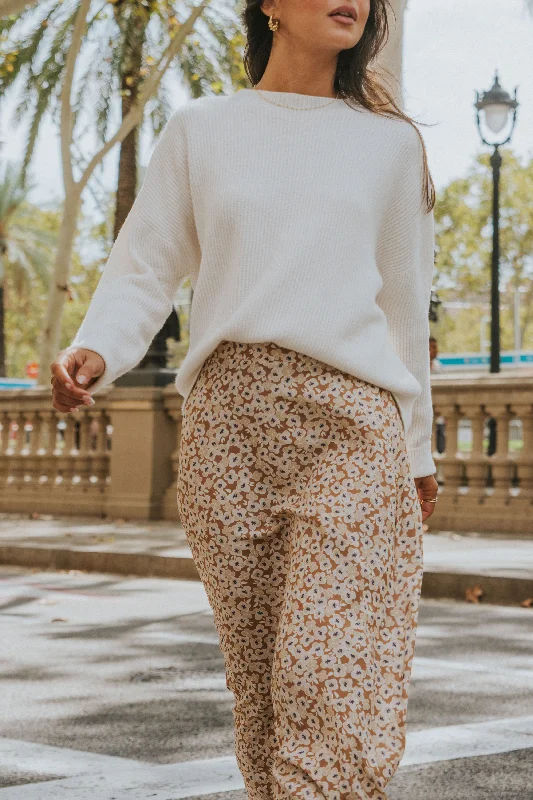 CARLA SKIRT // OCHRE FLOWERS