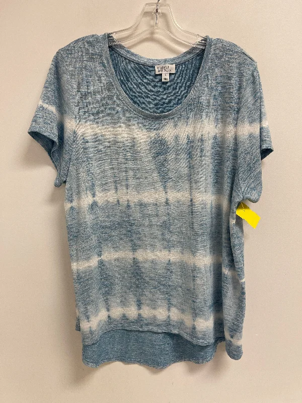 Top Short Sleeve By Market & Spruce In Blue, Size: Xl