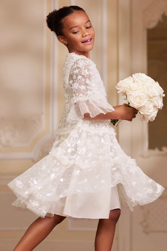 Elegant Styles Chic Allure Constellation Gloss Kids Dress