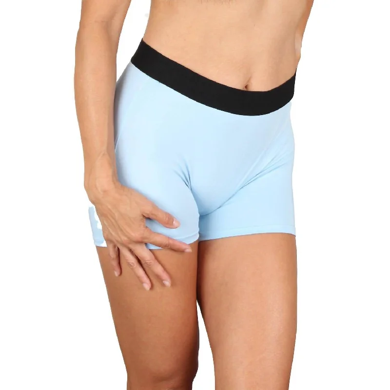 Women's Apparel And Garments Comfortable Clothes Women's Boxer Brief In Sky