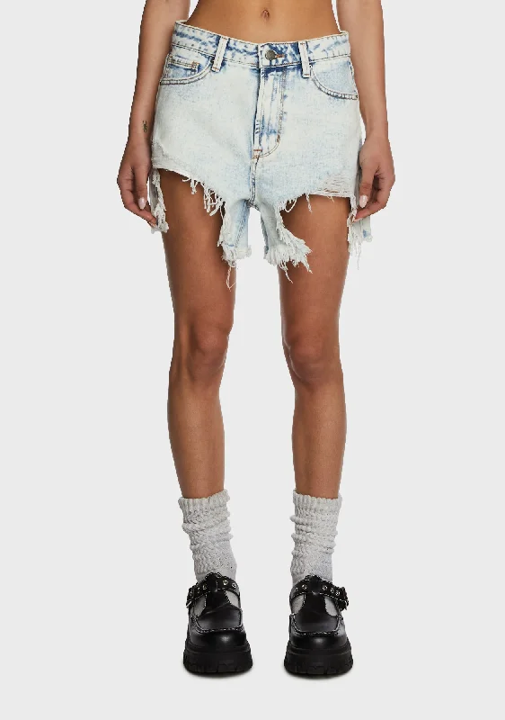 Women's Clothes And Apparel Timeless Elegance Movie Night Denim Shorts