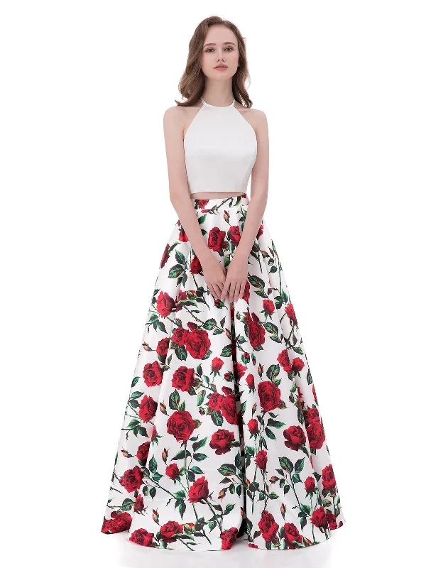 Imeless Style Hollywood Glam Award - Show Style Floral Skrit 2 Pice Dress with Pocket-Floral Imeless Style Hollywood Glam Award - Show Style Floral Skrit 2 Pice Dress with Pocket-Floral