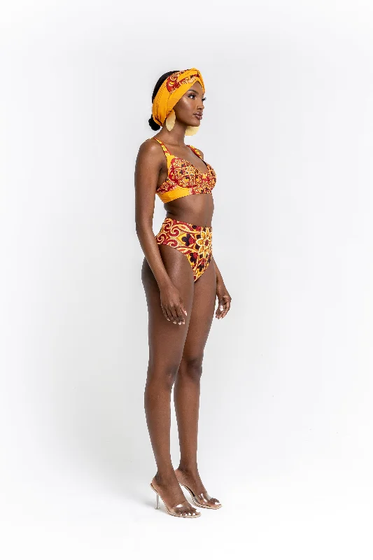 Comfortable Women's Attire Valentine's Special ENANG ORANGE swimsuit bottom