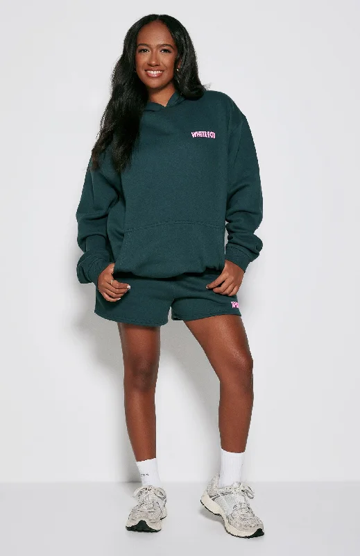 Women's Outerwear Apparel Current Trends Always Blessed Lounge Shorts Pine