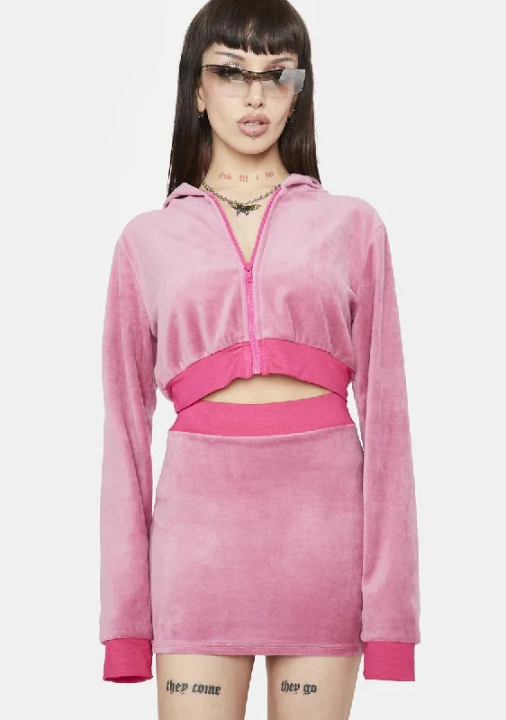 Women's Athletic Outfit Get The Latest Trends Life Into Luxury Velour Hoodie