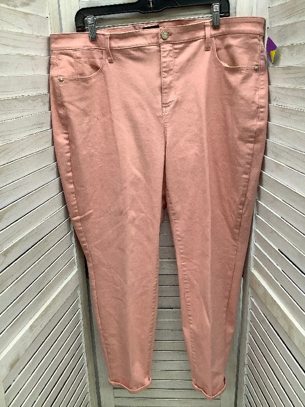 Capris By Talbots In Pink, Size: 18