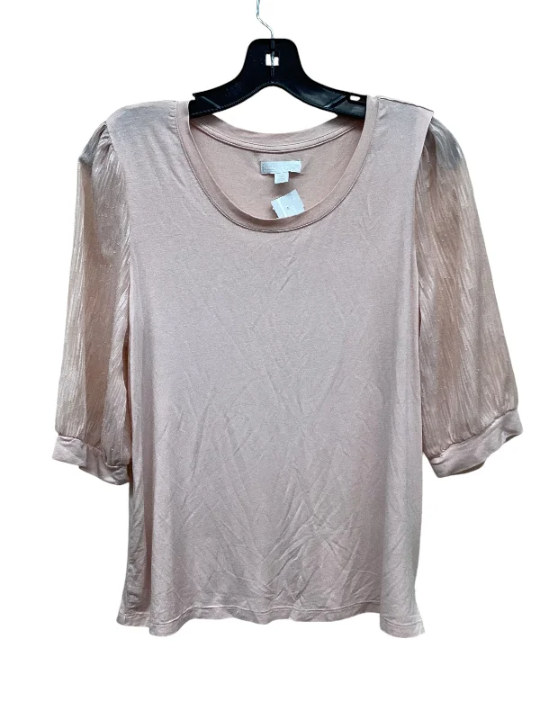 Top Short Sleeve By 14th And Union In Pink, Size: Sp