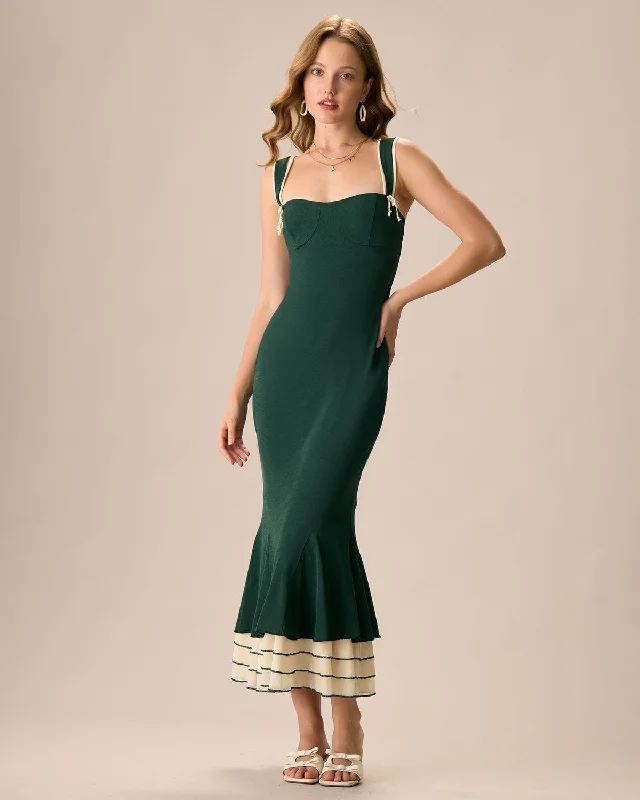 Women's Seasonal Fashion Trends Elegant Simplicity Wardrobe The Green Sweetheart Neck Bodycon Slip Maxi Dress Women's Seasonal Fashion Trends Elegant Simplicity Wardrobe The Green Sweetheart Neck Bodycon Slip Maxi Dress