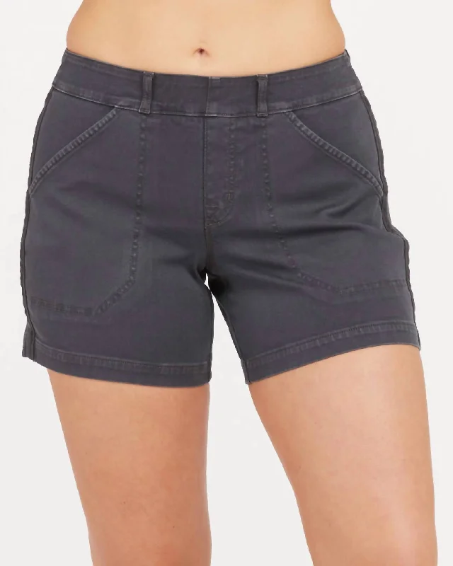 Bold Fashion Big Savings On Minimalist Office Styles Stretch Twill Shorts, 6" In Washed Black Bold Fashion Big Savings On Minimalist Office Styles Stretch Twill Shorts, 6" In Washed Black