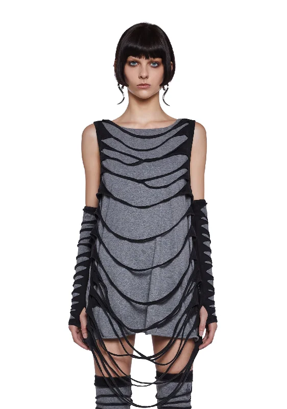 Flash Sales This Week Odd Size Clearance Sale Tempo Unisex Shredded Tank Top