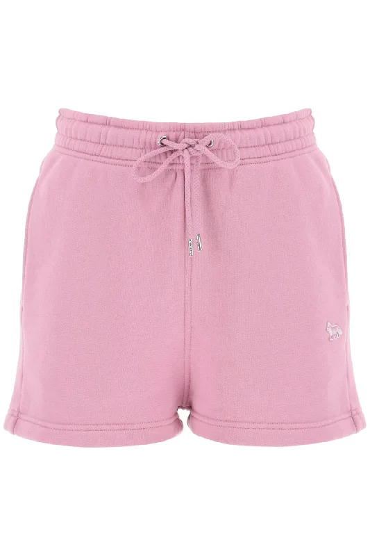 Elegant Women's Clothing Big Discounts Maison Kitsune Women's "Baby Fox Sports Shorts With Patch Design Elegant Women's Clothing Big Discounts Maison Kitsune Women's "Baby Fox Sports Shorts With Patch Design