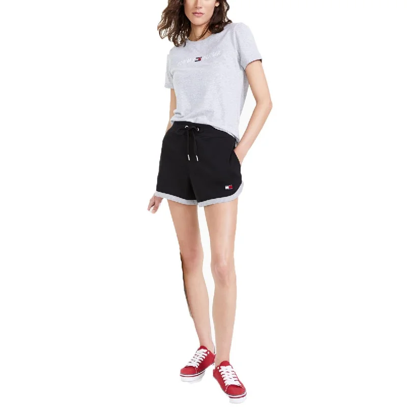 Online Boutique Clothing Exclusive Sale Womens Contrast Hem Drawstring Casual Shorts Online Boutique Clothing Exclusive Sale Womens Contrast Hem Drawstring Casual Shorts