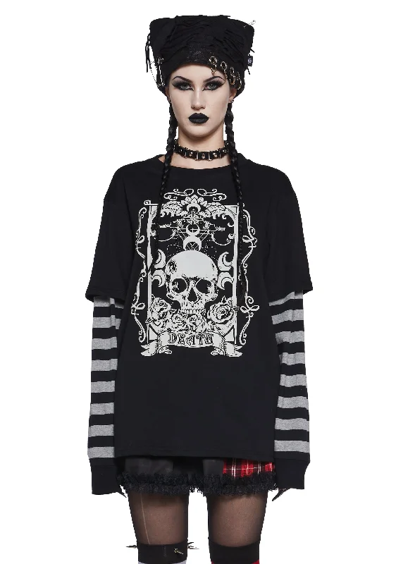 Elegant Clothing Elegant Contour Cold Embrace Long Sleeve Tee