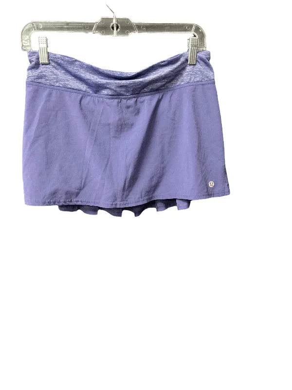 Athletic Skirt By Lululemon In Blue, Size: 6