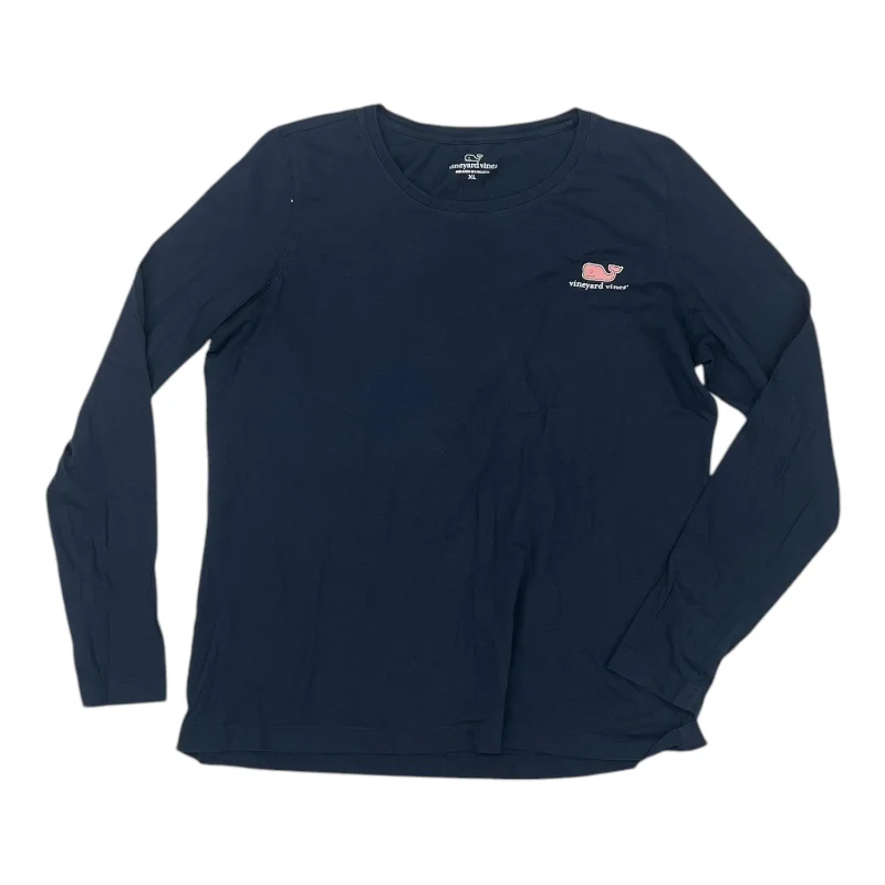 Top Ls By Vineyard Vines In Navy, Size:Xl