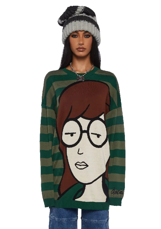 Nerdy Rebel Oversized Sweater