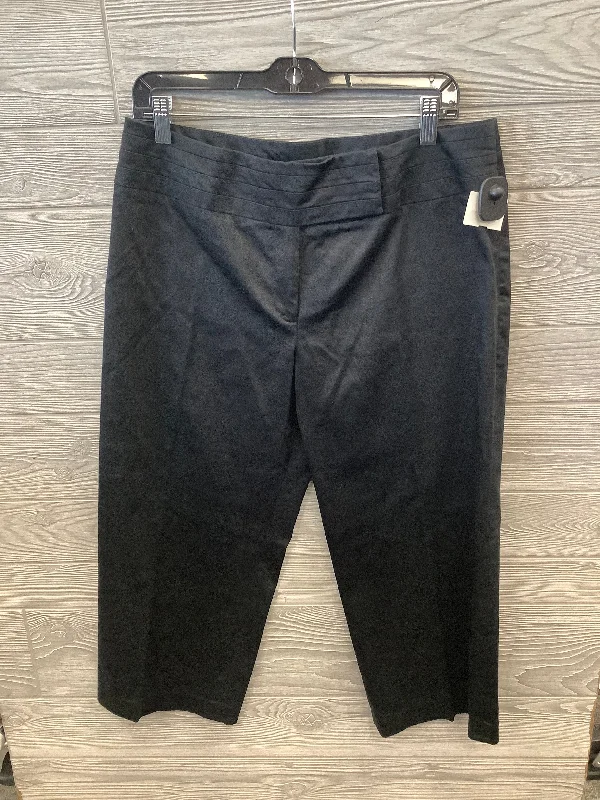 Capris By Ab Studio In Black, Size: 10.5