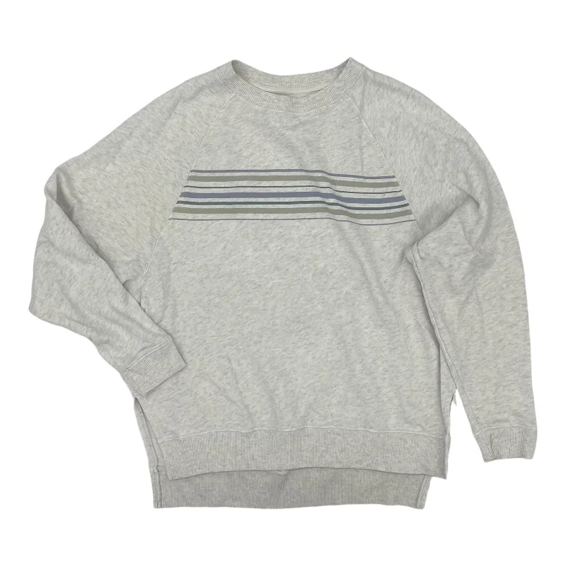 Sweatshirt Crewneck By American Eagle In Grey, Size:Xs