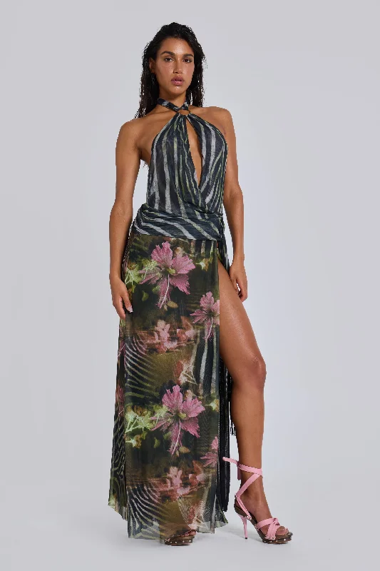 Women's Plus-Size Attire Chic Styles Amara Maxi Dress