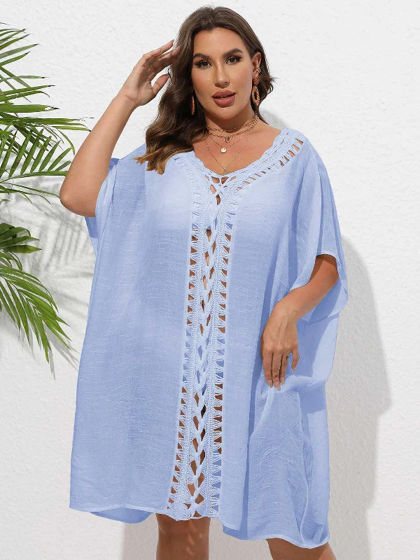 Chic Casual Style Huge Savings On Parisian Styles 1960s Solid Patchwork Loose Cover-Up Chic Casual Style Huge Savings On Parisian Styles 1960s Solid Patchwork Loose Cover-Up