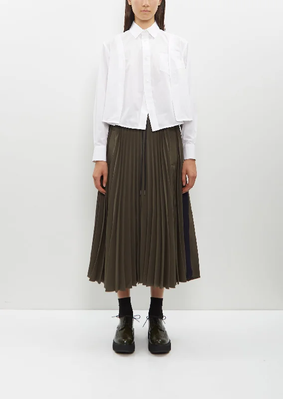 Technical Jersey Skirt — Khaki