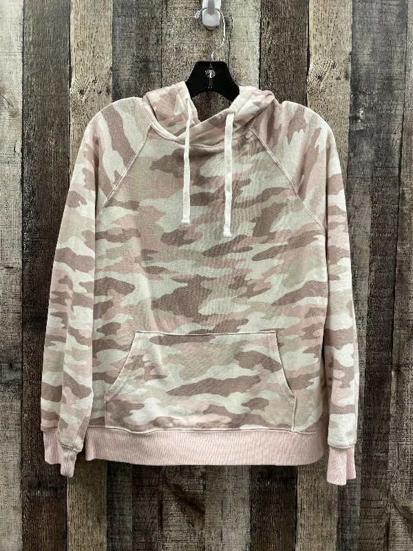 Sweatshirt Hoodie By So In Camouflage Print, Size: M