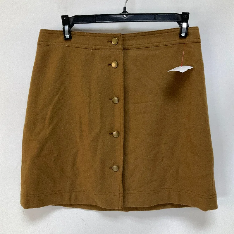 Skirt Mini & Short By Madewell In Tan, Size: 2