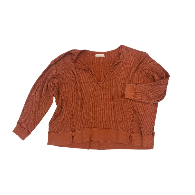 Top Ls By We The Free In Brown, Size:M