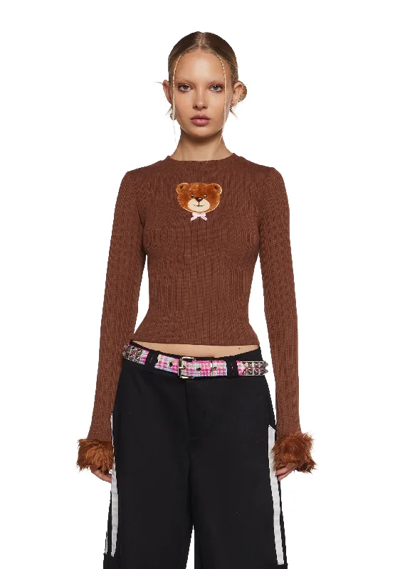 Comfortable Clothes Vintage Retro Party Wear So Lovable Long Sleeve Top