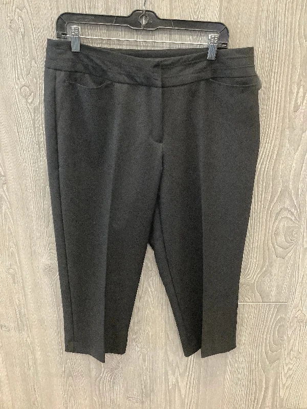 Capris By Worthington In Black, Size: 12