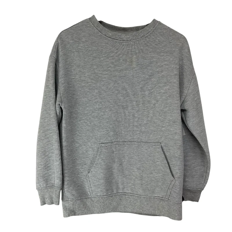 Sweatshirt Hoodie By Danskin In Grey, Size: M