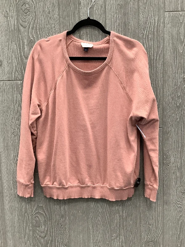 Top Long Sleeve By Universal Thread In Pink, Size: L