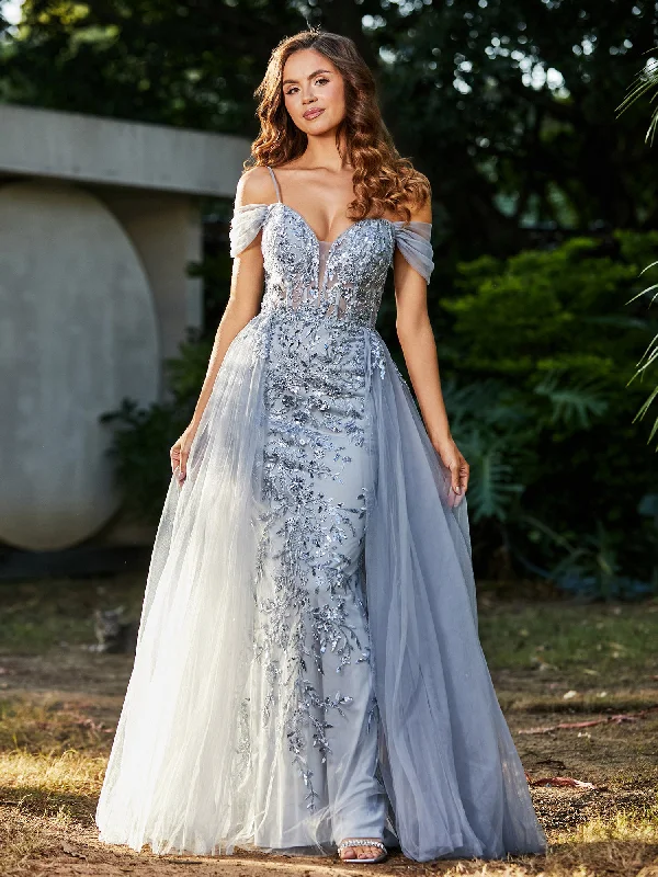 Flash Sales This Week Odd Size Clearance Sale Lace Up Back Off Shoulder Tulle Gown Silver Flash Sales This Week Odd Size Clearance Sale Lace Up Back Off Shoulder Tulle Gown Silver
