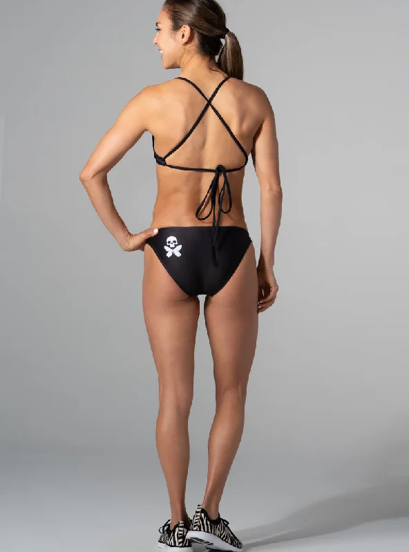Women's Clothing Outfit Set Trendsetter's Closet Black Betty Bikini Bottom