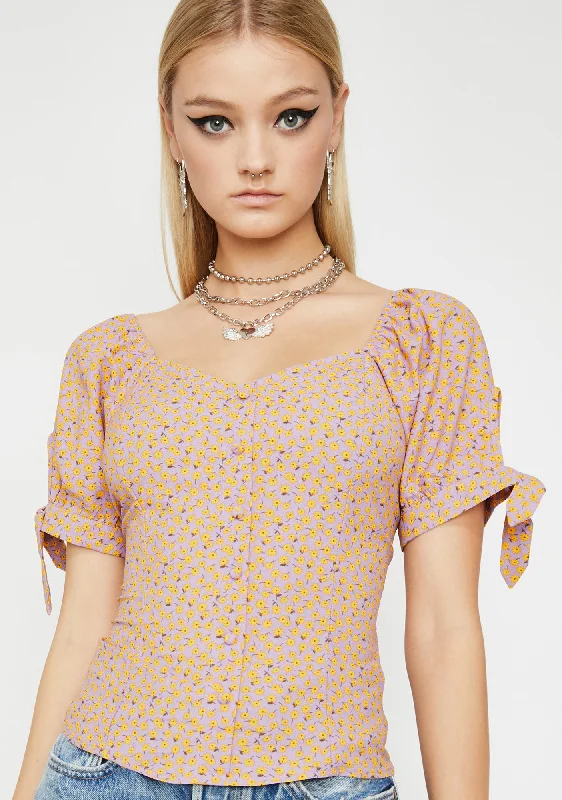 Women's Clothes Online Shopping Budget Friendly Bliss Reality Floral Blouse