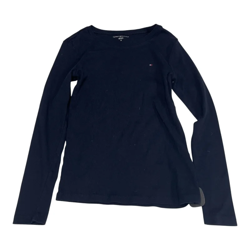 Top Long Sleeve Basic By Tommy Hilfiger In Navy, Size: M