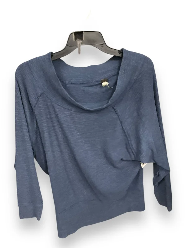 Top 3/4 Sleeve By We The Free In Blue, Size: Xs