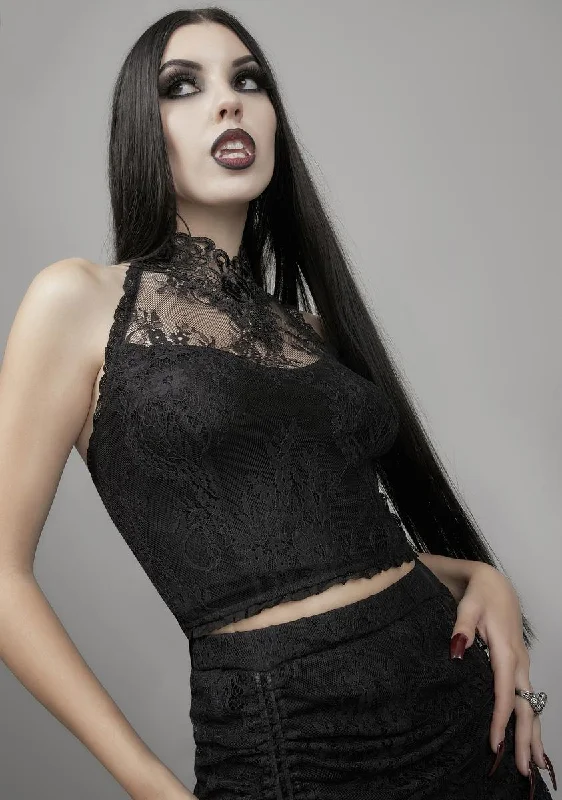 Women Wear Boutique Casual Chic Grave Importance Lace Tank Top