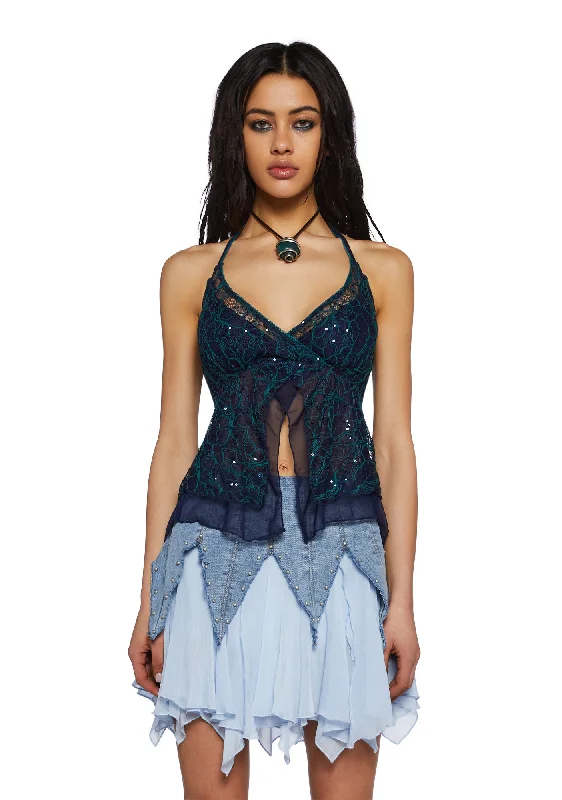 Women's Clothes New In This Season Glowing Seas Cami Top