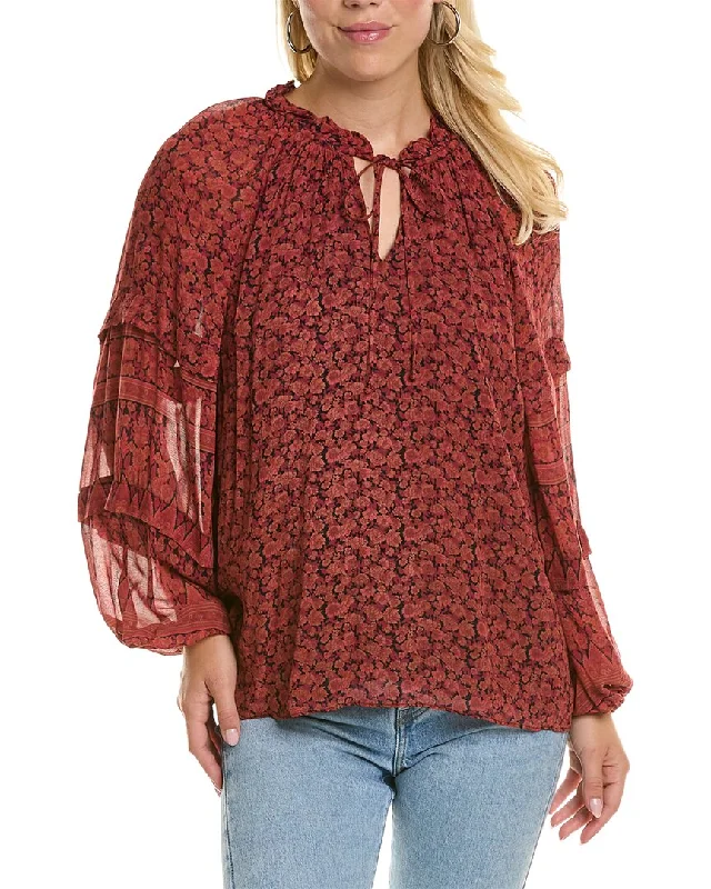 Women's Clothing for Every Occasion All Season Fashion Collection Kobi Halperin Mckenna Peasant Blouse Women's Clothing for Every Occasion All Season Fashion Collection Kobi Halperin Mckenna Peasant Blouse