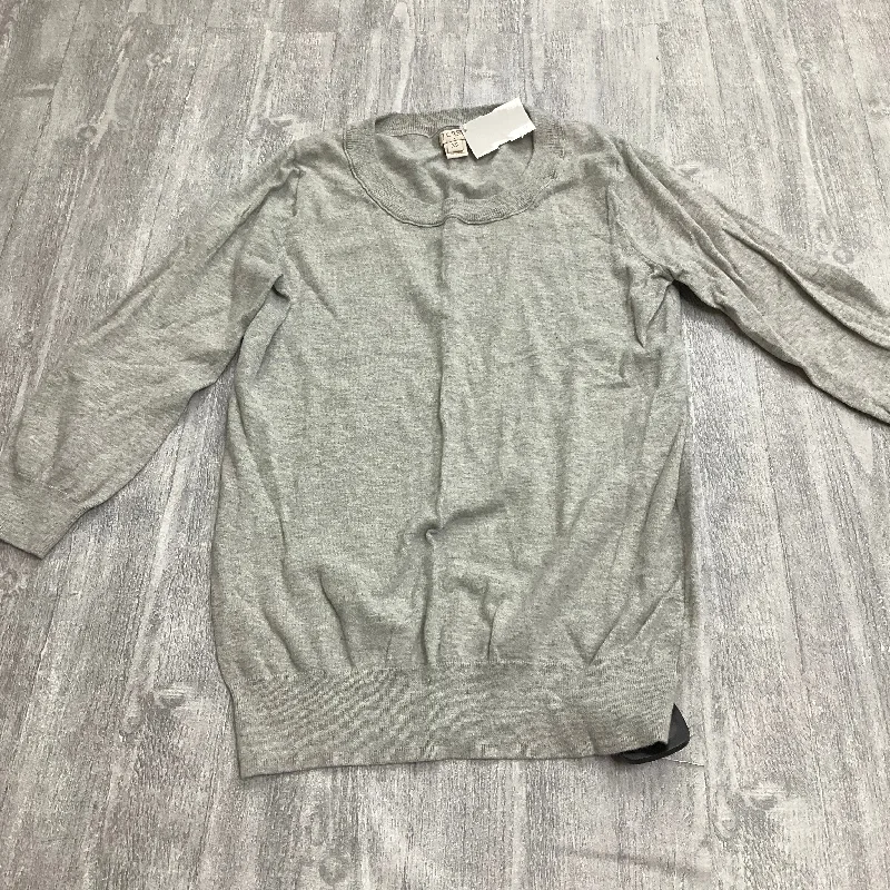 Top Long Sleeve By J. Crew In Grey, Size: Xs